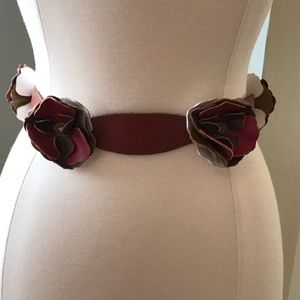 Anthropologie flower belt